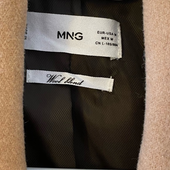Wool blend camel coat - MANGO sz M - Picture 8 of 8
